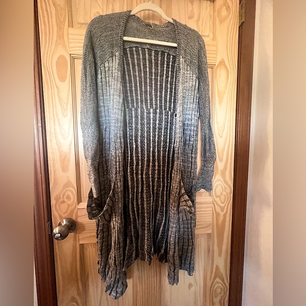 Free people knit duster size S